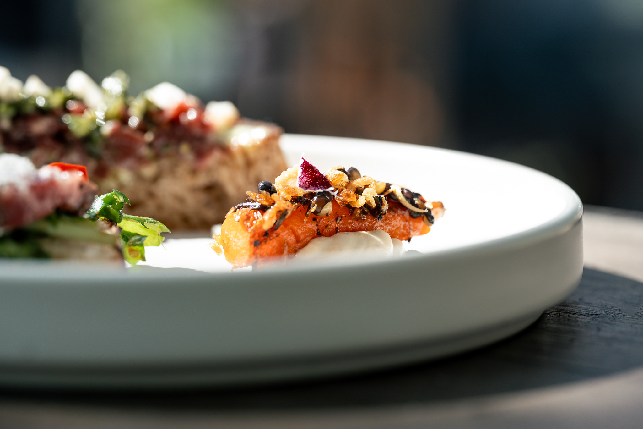 Elegant plated dish