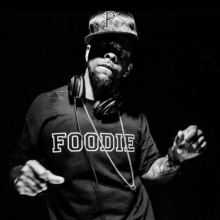 DJ Lord on the turntables