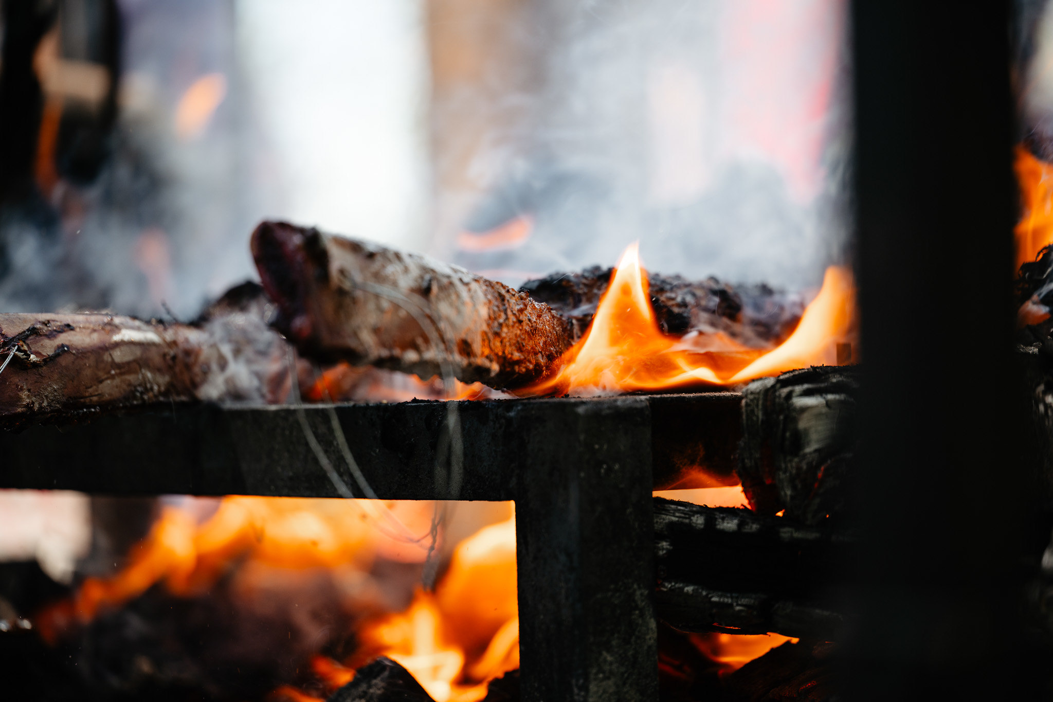 Meat over open flame — Global at The Mine, Breckenridge